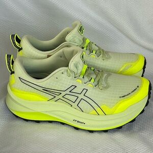 NEW Asics Trabuco Max 3 Sneakers Trail Running Distance Neon Yellow